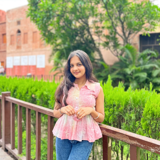 KOREAN COLLAR FLARE KURTI