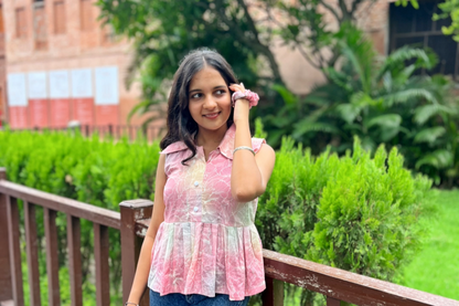 KOREAN COLLAR FLARE KURTI