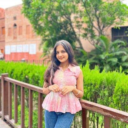 KOREAN COLLAR FLARE KURTI